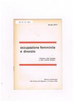 Occupazione femminile e divorzio. Discorso alla camera dei deputati del 14 marzo 1966