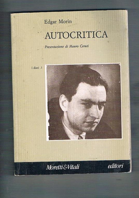 Autocritica - Edgar Morin - copertina