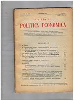 Rivista di politica economica, mensile anno 1946 solo n° di dicembre