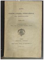 Actes du onzieme congres internat. des orientalistes. Paris 1897. IV° section. Hébreu, Phénicien, Araméen, Ethiopien Assyrien: lo studio dell'aramaico in Europa contribution à l'étude du dialecte de Tour-Abdìn les inscriptions de Constantine au Musée du L