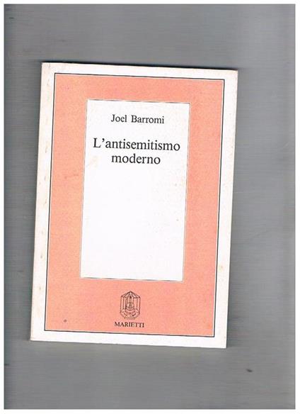 L' antisemitismo moderno - Joel Barromi - copertina
