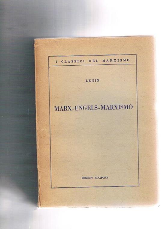 Marx-Engels-Marxismo - Lenin - copertina