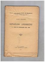 Rinaldo Andreini e i moti di Romagna del 1845. EStratto dalla rass. Storica del risorgimento