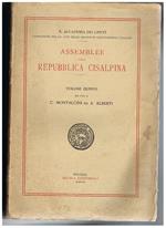 Assemblee della Repubblica Cisalpina vol. quinto, facente parte dell'opera Atti delle Assemblee Costituzionali Italiane dal Medioevo al 1831