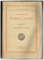 Assemblee della Repubblica Cisalpina vol. sesto, facente parte dell'opera Atti delle Assemblee Costituzionali Italiane dal Medioevo al 1831