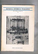 Rivista storica italiana fasc. 3 del sett. 1976. Ebrei e greci la morte della libertà osservazioni sul fascismo e sul nazismo le origini della condotta una lettera di Mazzioni a Miguel del Riego ecc