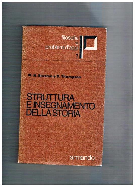 Struttura e insegnamento della storia - copertina