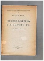 Israele disperso e ricostruito. Pagine di storia e di economia