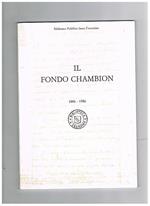 Il Fondo Chambion 1886-1986 della Biblioteca Pubblica di Sesto Fiorentino