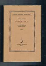Poesie varie
