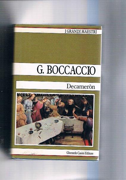 Decameron - Giovanni Boccaccio - copertina