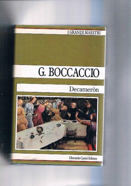 Decameron - Giovanni Boccaccio - copertina