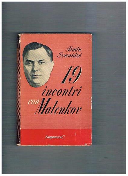 19 incontri con Malenkov - Budu Svanidzé - copertina