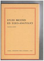 Studi micenei ed egeo-anatolici. Fasc. V, e vol. XXVI della coll. Incunabula Graeca