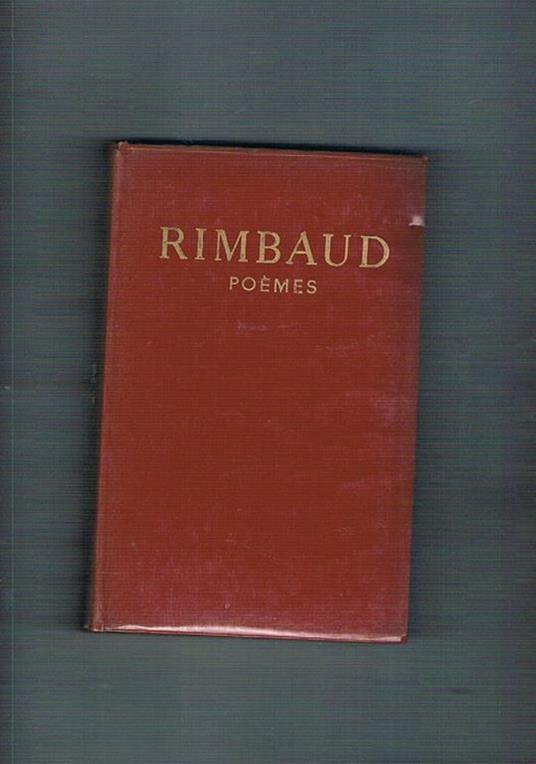 Poemes - Arthur Rimbaud - copertina