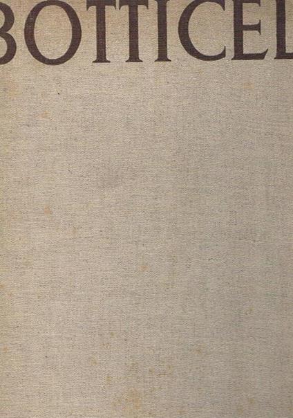Botticelli - Lionello Venturi - copertina
