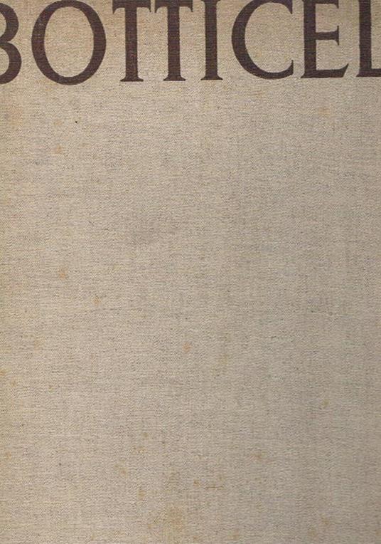 Botticelli - Lionello Venturi - copertina