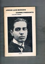 Carme presunto e altre poesie. Coll. Supercoralli