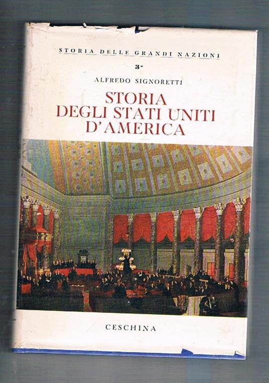 Storia degli Stati Uniti d'America - Alfredo Signoretti - copertina