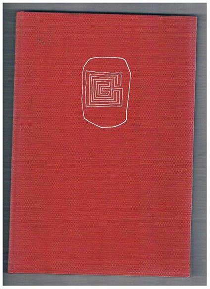 Studi micenei ed egeo-anatolici, fascicolo settimo. (Volume XXVIII di Incunabula Graeca). Contiene: Considerazioni intorno al problema della classificazione dell'etrusco, parte prima Una presunta scuola degli scrivani a Cnosso I bacili di bronzo di Caldar - copertina