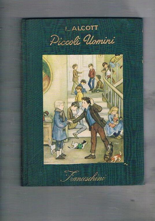 Piccoli uomini. Vita al Nido con i ragazzi di Jo. Illustrazioni originali di Adriana Saviozzi - Louisa May Alcott - copertina