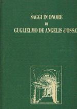 Saggi in onore di Guglielmo De Angelis d'Ossat. Coll. dei Quaderni dell'Istituto di Storia dell'Architettura, nuova serie - fascicoli 1-10 (1983-1987)