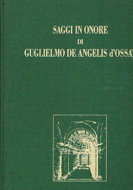 Saggi in onore di Guglielmo De Angelis d'Ossat. Coll. dei Quaderni dell'Istituto di Storia dell'Architettura, nuova serie - fascicoli 1-10 (1983-1987) - copertina