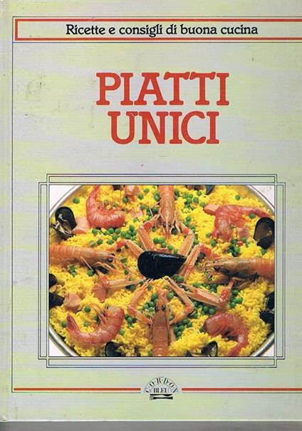 Piatti unici - copertina