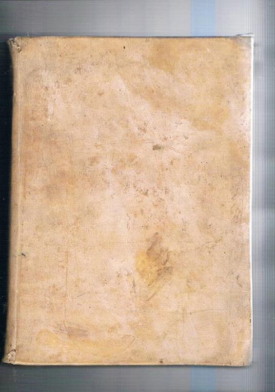 De Synodo Dioecesana libri tredecim in duos tomos distribuiti. Sanctissimi Domini Nostri Benedicti Papae XIV. Solo tomus primus di due - Benedetto XIV - copertina