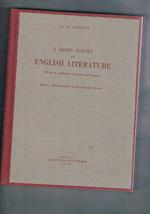 A short survey of English Literature (with an anthology of poetry and prose). Part II: The Restoration to the Romantic Revival