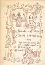 Anni santi. Croniche giubilari sacre e profane