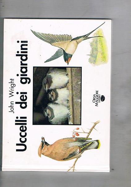 Uccelli dei giardini - John Wright - copertina