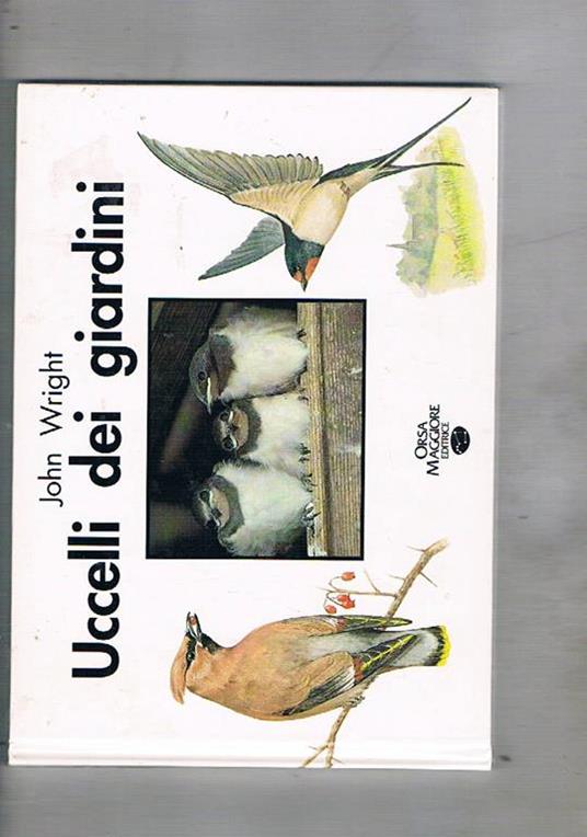 Uccelli dei giardini - John Wright - copertina