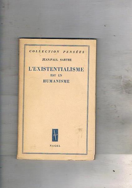 L' existentialisme est un humanisme - Jean-Paul Sartre - copertina