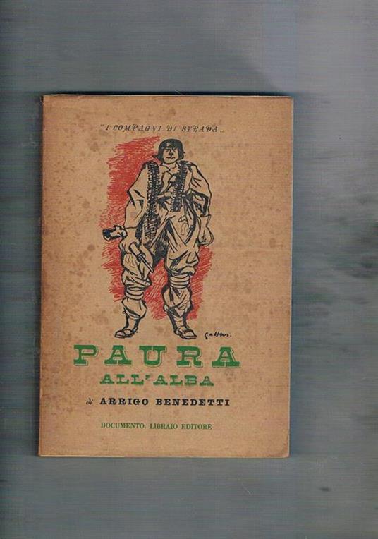 Paura all'alba - Arrigo Benedetti - copertina