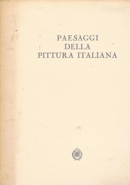 Paesaggi della pittura italiana - copertina