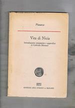 Vita di Nicia. Introduzione commento e appendice di Gabriele Maresco