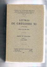 Lettres de Grégoire XI (1371-1378). Tome II° da n° 1390 à 2976). Texte et analyses. Analecta vaticano-belgica