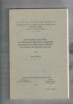 Inventaire analytique de documents relatifs a l'histoire di diocèse de Liège sous le régime des nonces de Cologne (1666-1670). Analecta vaticano-belgica