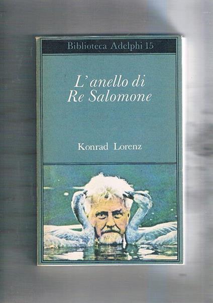 L' anello di Re Salomone - Konrad Lorenz - copertina