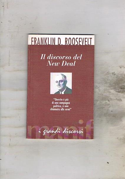 Il discorso del New Deal - Franklin D. Roosevelt - copertina