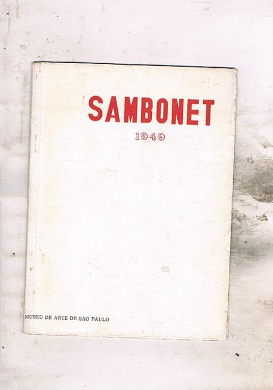 Sambonet (exposicao de sua abre 1948-49) - copertina
