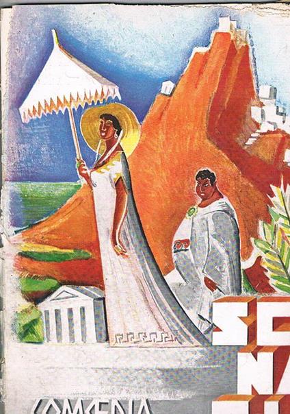 Scenario rivista mensile delle arti della scena n° 12 Dic. 1935. Rocca Enrico bilanco del IV congresso nazionale filodrammatico Gibertino O. mediocrità del teatro francese Fontana Tullia teatro universitario e università nel teatro Ceccarius la ca - Silvio D'Amico,Nicola De Pirro - copertina