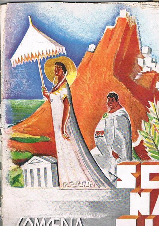 Scenario rivista mensile delle arti della scena n° 12 Dic. 1935. Rocca Enrico bilanco del IV congresso nazionale filodrammatico Gibertino O. mediocrità del teatro francese Fontana Tullia teatro universitario e università nel teatro Ceccarius la ca - Silvio D'Amico,Nicola De Pirro - copertina