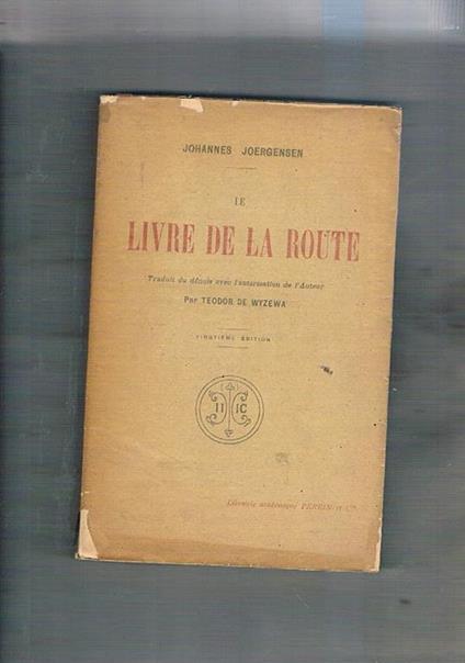 Le livre de la route - Johannes Joergensen - copertina