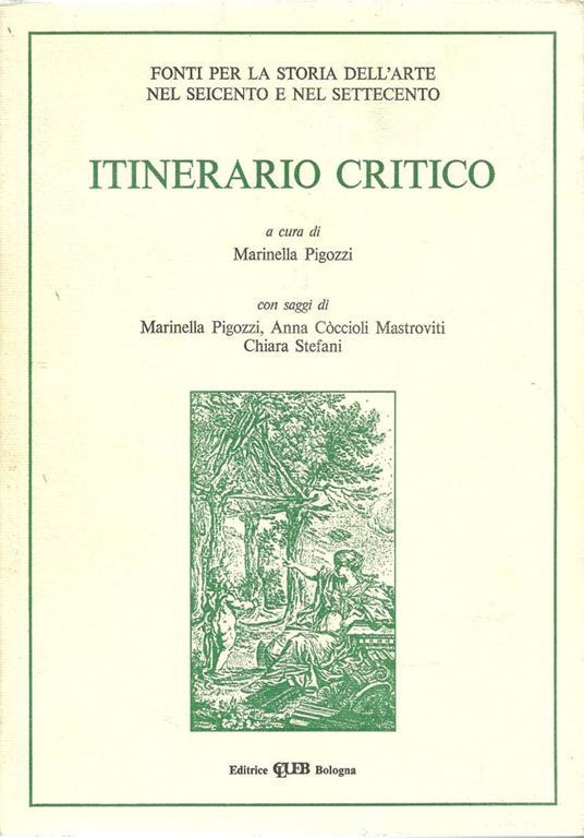 Itinerario critico - Marinella Pigozzi - copertina