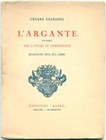 L' Argante ovvero dei luoghi di perdizione. Dialoghi due sui libri