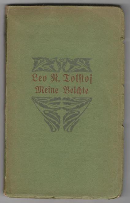 Meine Beichte - Lev Tolstoj - copertina