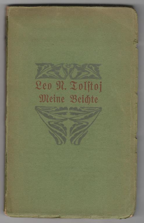 Meine Beichte - Lev Tolstoj - copertina