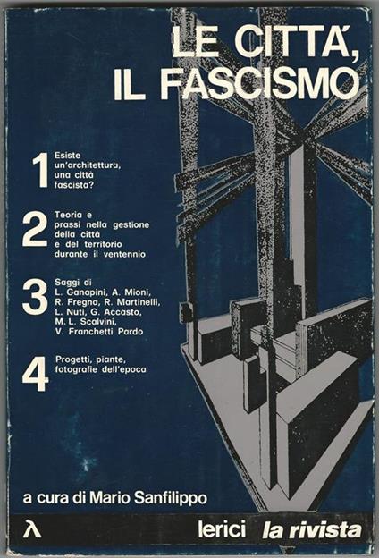 Le città, il fascismo - Mario Sanfilippo - copertina